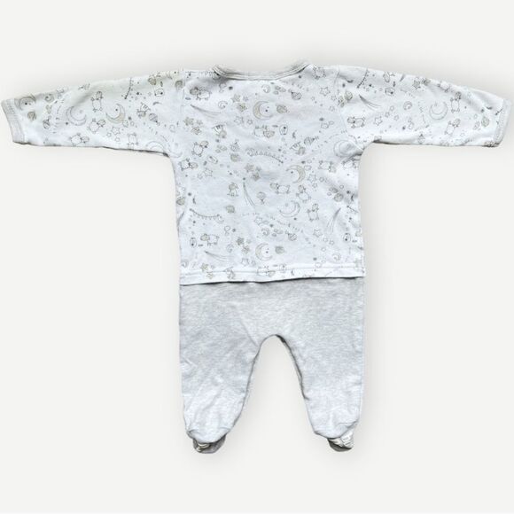 Pumpkin Patch Baby Infant Long Sleeve One Piece Footie Pajamas. PJs. 0-3 Months. - Picture 2 of 6